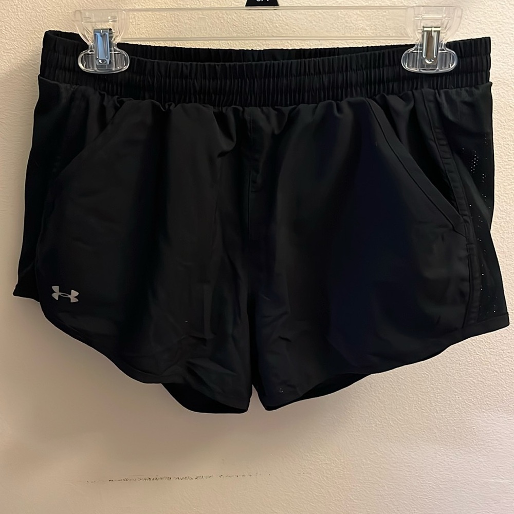 Black athletic shorts! Good for workouts!